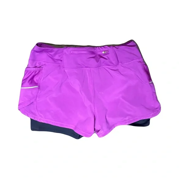 Athleta 2 in 1 Running Shorts M - Picture 2 of 5